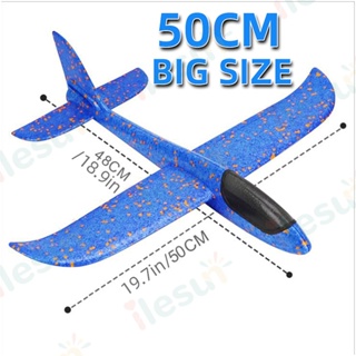 Homesen Voador Planador com Flash Led Luz 18,9 Modo de Voo de Espuma  Arremesso Avião