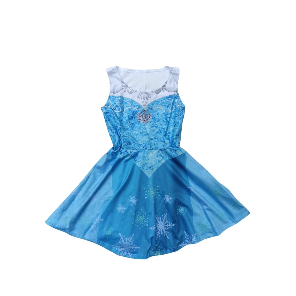 Vestido Fantasia Adulto Elsa | Shopee Brasil