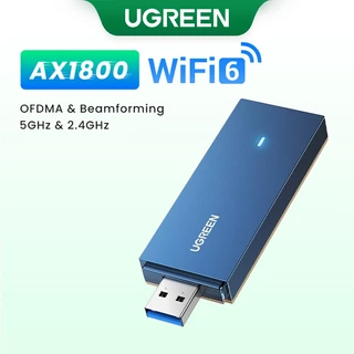 Adaptador UGREEN AX1800 Wifi WiFi6 USB3.0 5G & 2.4G Dual-band USB Para PC Antena Portátil Receptor Placa De Rede Ethernet