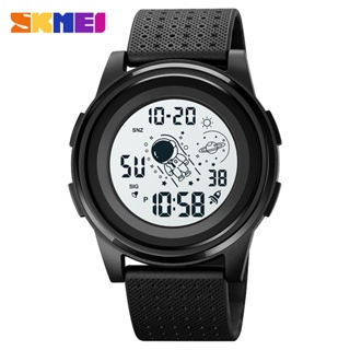 Relógio Esportivo Digital Masculino SKMEI Com Calendário De Alarme Cronômetro , De Pulso Ultra-Thin Big Face Dual Time Para Homens Mulheres