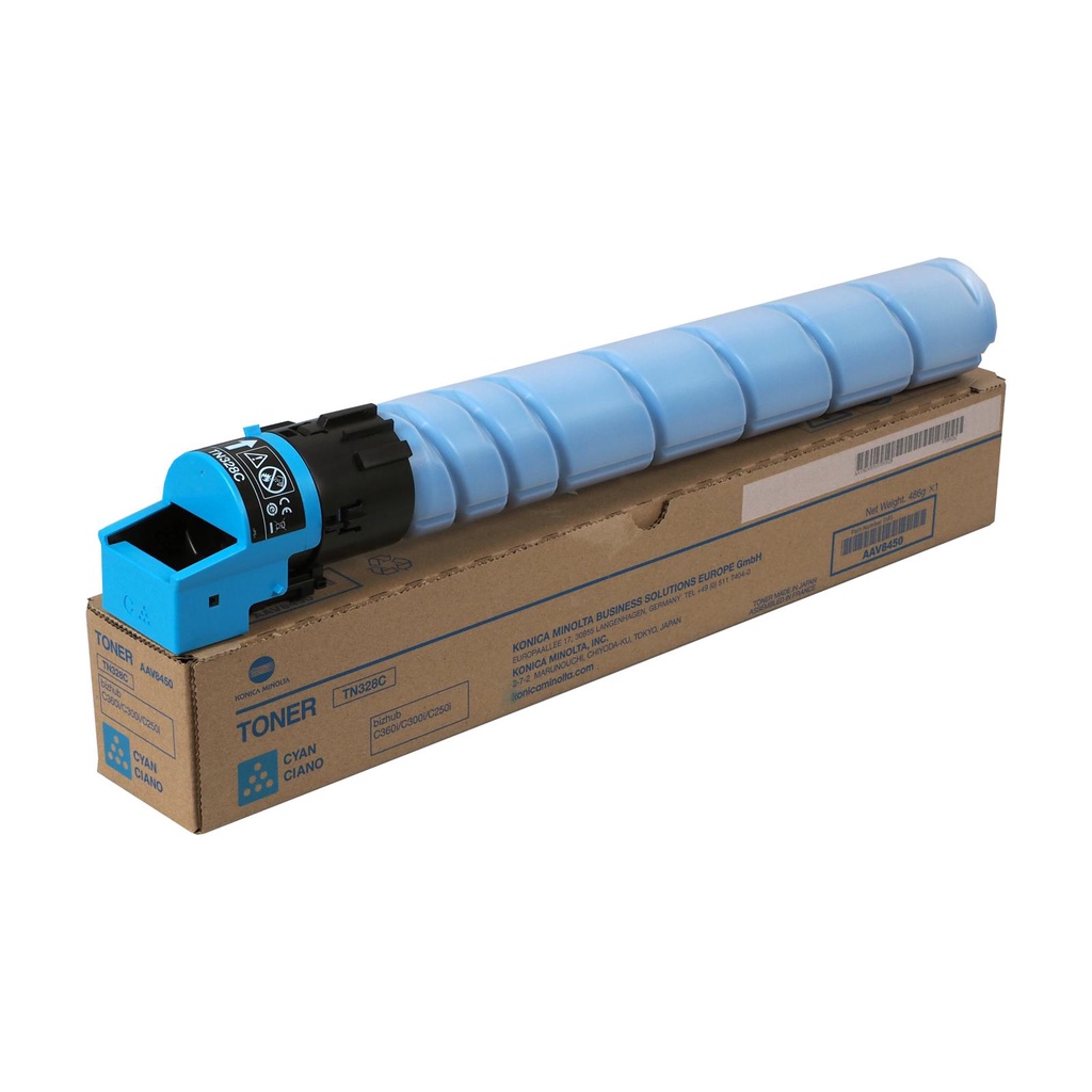 Toner Tn328 Konica Minolta e Bizhub C300i Aav8130 Ciano Original