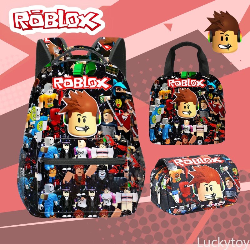 Mochila Roblox Infantil Grande Escolar