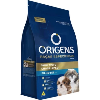 Ração Origens Racas Especificas Caes Filhotes Shihtzu e Lhasa Apso 3kg