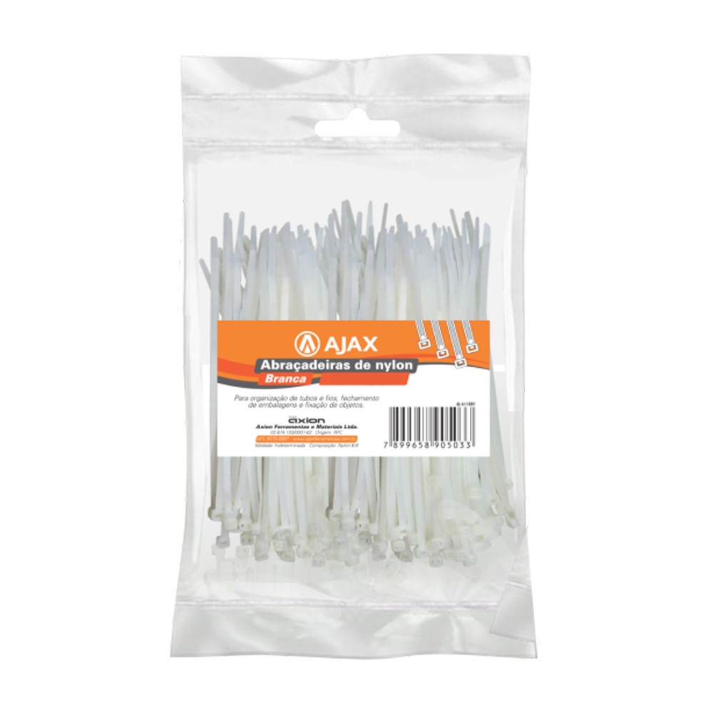 CINTA FITA ABRA ADEIRA DE NYLON 3 5 X 300 MM BRANCA 500UN Shopee Brasil