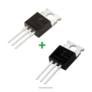 Kit Transistor - 1 Peça Tip41c + 1 Peça Tip42C 
