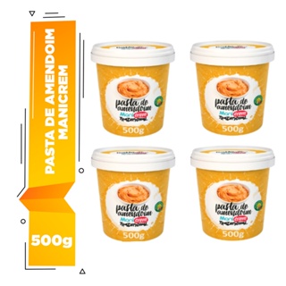 Kit 04x Pasta de Amendoim Manicrem Tradicional - 500g