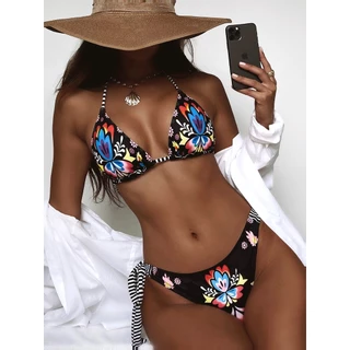 2023 Novo Estilo Biquíni Feminino Dividido Traje De Banho Praia Férias em Oferta na Shopee