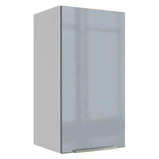 Armário Aéreo Madesa Lux 35 cm 1 Porta - Branco/Cinza em Oferta na Shopee