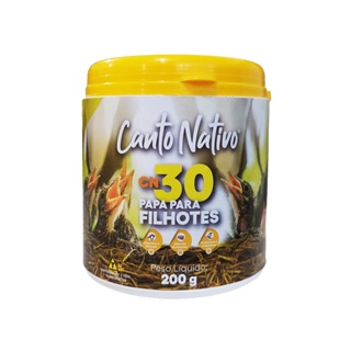 Alimento Para Filhotes de Pássaros Balanceado Canto Nativo CN30 200Gr