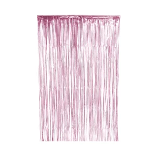 Cortina Decorativa Fosca Rosa L1 x A2 m- 01unidade - Artlille em Oferta na Shopee