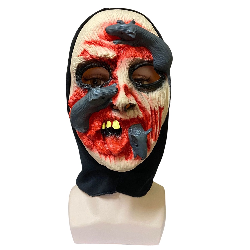 Máscara De Halloween Adulto Horror Velho Bruxa Assustadora Monstros De  Látex Festa De Cabeça De Carnaval Cosplay Maske Capacete