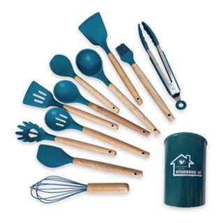 Kit Utensilios Silicone 12 pcs