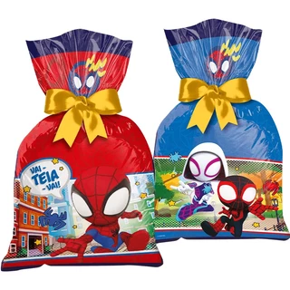 Saquinho Surpresa P/ Festa (Tema: Spidey e Seus Amigos Espetaculares) - Contém 12 Unidades