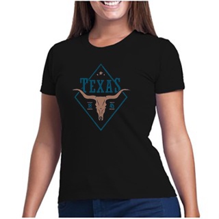 CAMISETA COUNTRY BABY LOOK TEXAS FARM 100% ALGODÃO