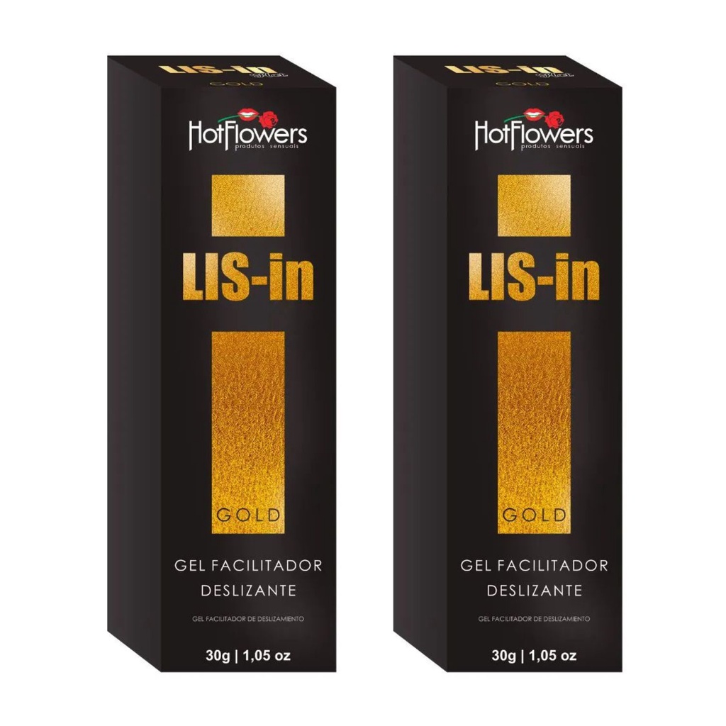 Gel Lubrificante Anal Lis-in Facilitador 2 Unidades | Shopee Brasil