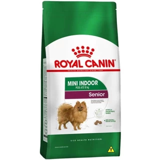 Ração Royal Canin Mini Indoor Sênior Cães Raças Pequenas Com 8 Anos Ou Mais 2,5kg