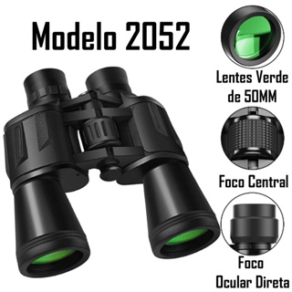 Binoculos Profissional 20x50 Emborrachado Longo Alcance 10KM Modelo 2052