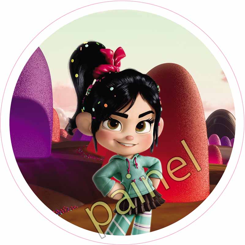 Painel 3D Detona Ralph Tecido Sublimado Redondo Malha | Shopee Brasil
