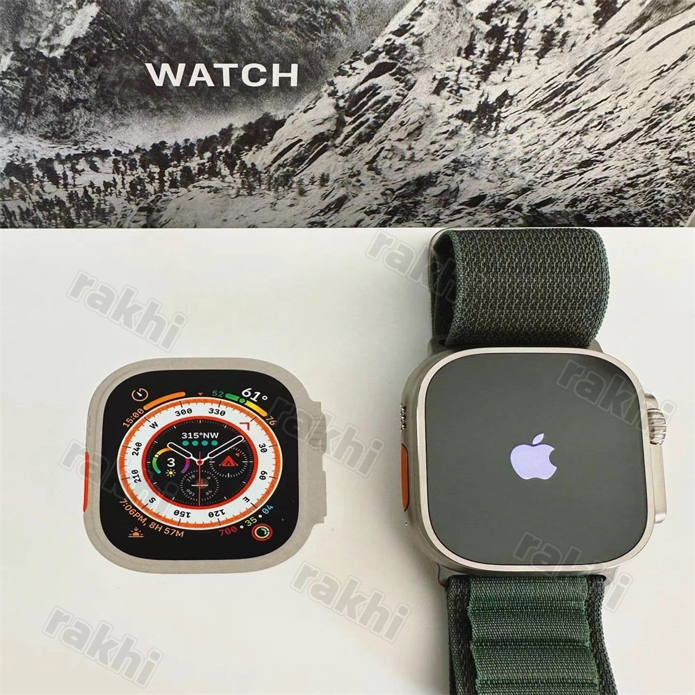 Novo Relógio Apple 8 Ultra Smartwatch Bluetooth Chamada 2.1 Polegadas Mostrador De Tela HD Personalizado Para Monitoramento De Sono Sem Fio Impermeável Carregamento Esportivo Iwo Watch