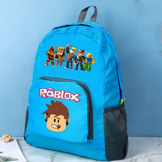ROBLOX-mochila anime dos desenhos animados para alunos da escola, mochila  infantil, lancheira, estojo de lápis - AliExpress