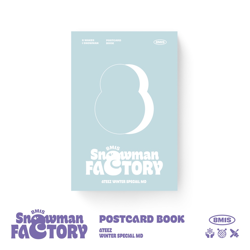 SNOWMAN FACTORY] ATEEZ OFFICIAL MD | Shopee Brasil