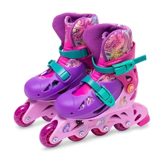 Patins Barbie Ajustável 29 A 32 Com Acessórios F0010-7 Fun