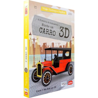 MONTE UM CARRO 3D VIAJE CONHECA E EXPLORE (de 8 a 10) E (SELO)