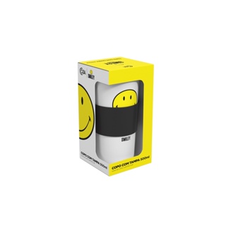 Copo de Café com Tampa 500ml Nutri Smiley e Coza