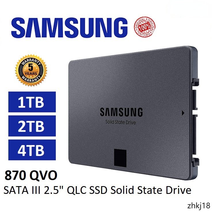 SSD 4TB Samsung 870 QVO 2.5 