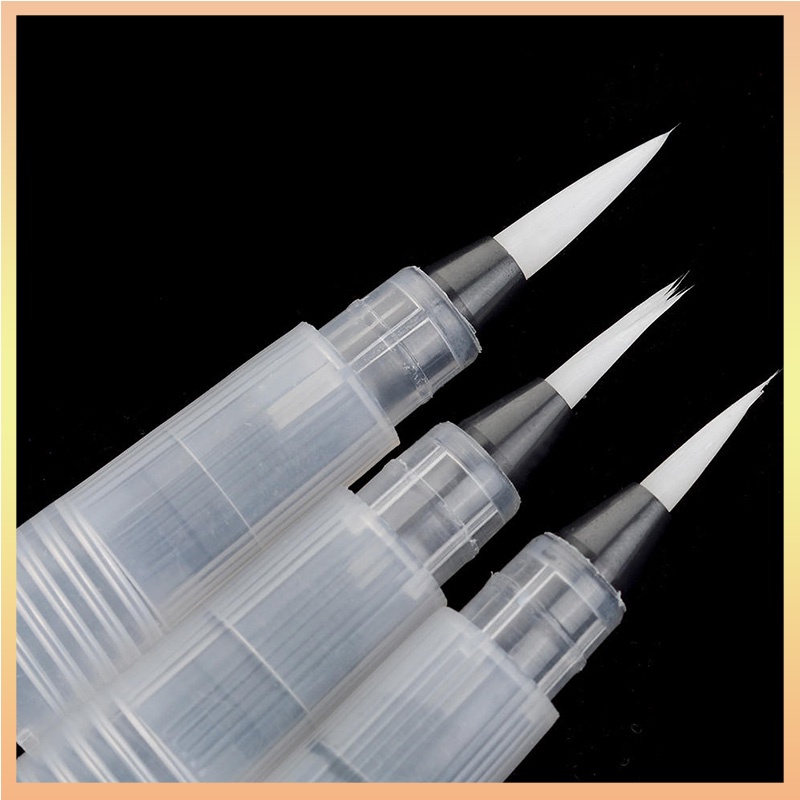 Caneta De Tinta De 3pcs Para Pincel De Água Conjunto De Ferramentas De Pintura De Caligrafia De Aquarela