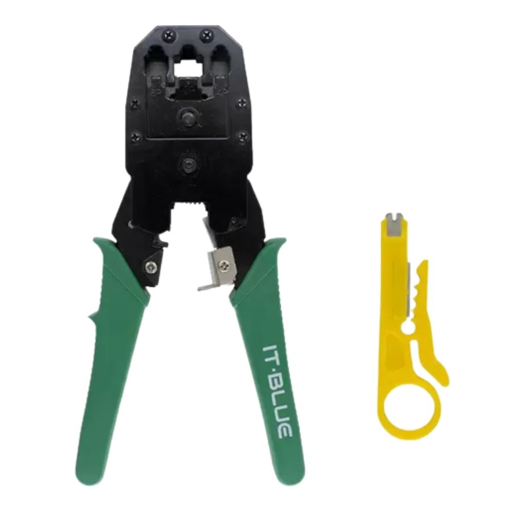 Alicate de Crimpar Cabo de Rede RJ45 + Decapador | Shopee Brasil