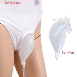 [FunfasterB] Coletor De Sacos De Urina Cateter Protable Mens Urinol De Silicone Funil Reutilizável [Novo]