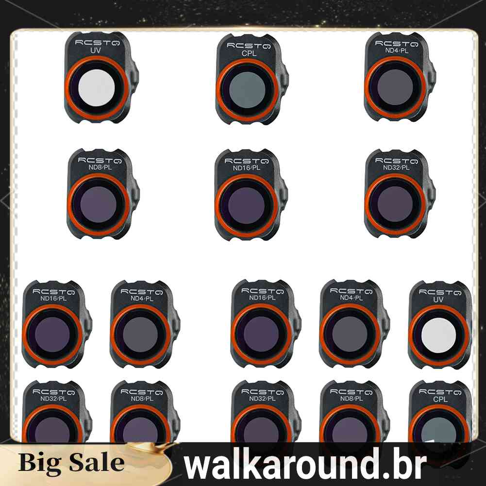 1/4/6pcs Filtros De Lente Para DJI Mavic Mini 1 2 SE UV/CPL/ND/PL Vidro Óptico