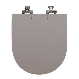 Assento Sanitário em Poliester Soft Close Riv/Smart/Nexo/Neo Sofisticato Metrópole Gris Sicmol