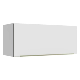 Armário Aéreo Madesa Lux 80 cm 1 Porta Basculante - Branco/Branco Veludo em Oferta na Shopee