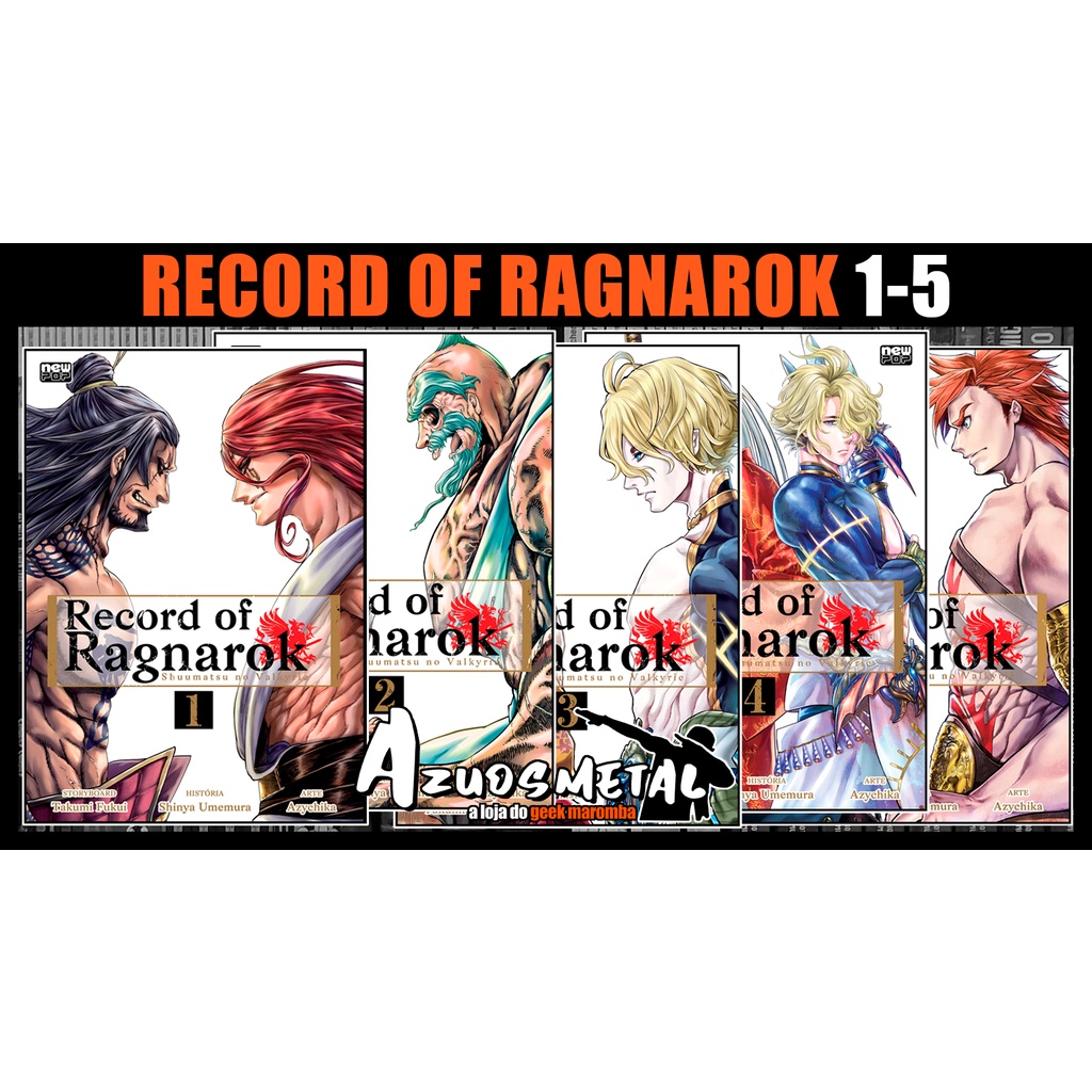 Mangá de Records of Ragnarok completo em pdf para baixar (pt-br e
