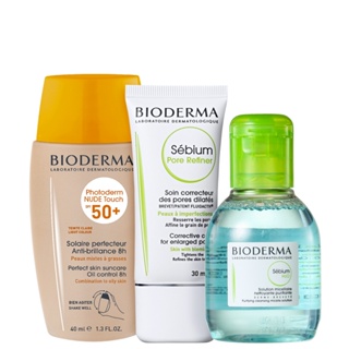 Kit Bioderma Facial Trio (3 Produtos)