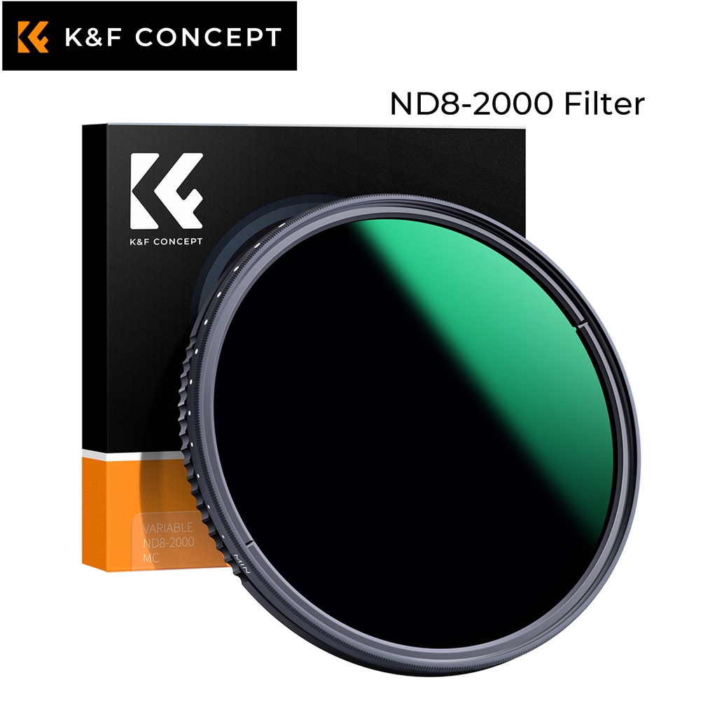 Filtro ND Variabile K&F Concept 43mm 3-11 Stop (ND8-2000) – Ultra Sottile, Nano Rivestito 24 Strati
