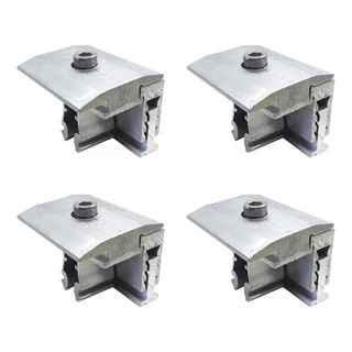 Conector End/mid Dual Clamp P/ Painel Solar De 30/35/40mm - 4 peças