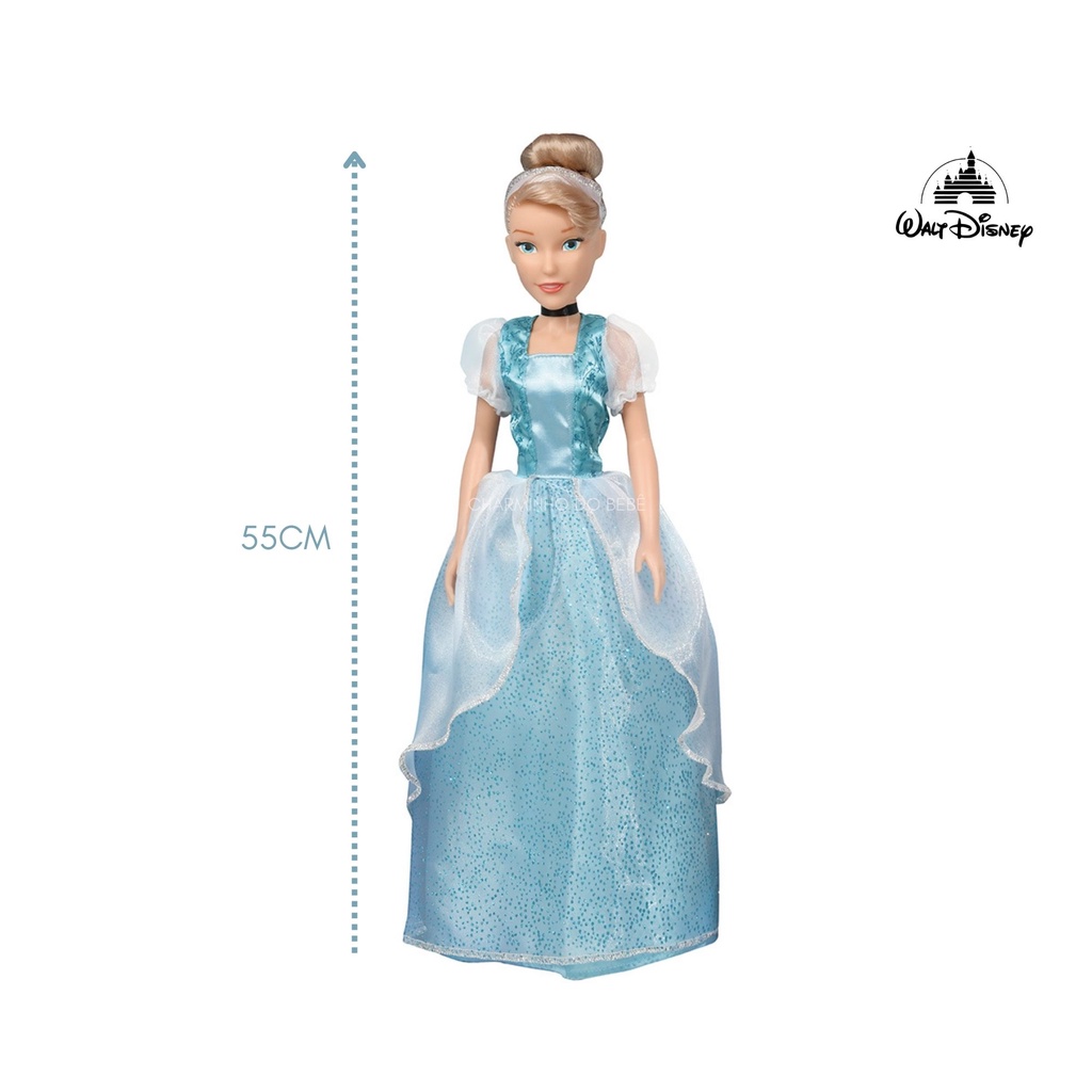 BONECA CINDERELA GRANDE PRINCESAS DISNEY ORIGINAL | Shopee Brasil