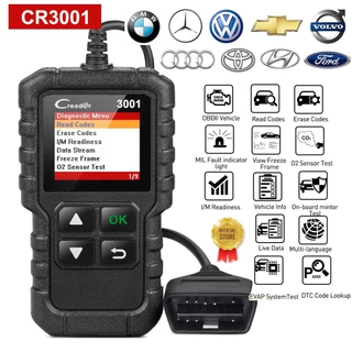 X431 Yuanzheng LAUNCH X431 Creader /CR3001 OBD II Cartão de leitura multifuncional Versão em inglês no exterior