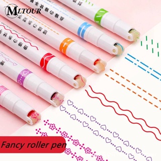 Kit Mini Marca Texto Patinha Gato Sosu 6 Cores Cat Kawaii, Material Escolar