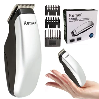 Kemei KM-666 Mini Cortador De Cabelo Profissional Elétrico Recarregável Removedor