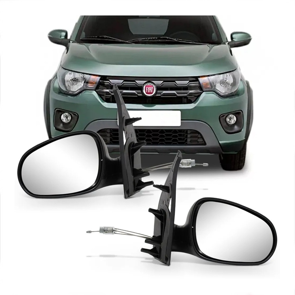 Retrovisor Fiat Mobi 2016 2017 2018 Manual Original | Shopee Brasil