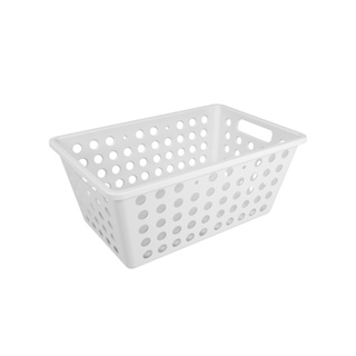 Cesta Organizadora Coza One 4,4 Litros 28,8 x 19,1 x 12,3 cm Branco
