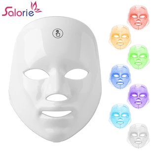 Salorie 7 Colors Máscara Facial LED Rejuvenescimento Da Pele Fóton Terapia Rugas Acne Ferramenta De Beleza