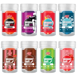 Kit Bolinhas Sex Shop Explosivas Lubrificante Pepper Ball Com 30 Unidades - Pepper Blend