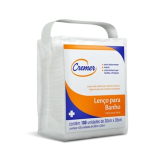 Lenço para Banho e Higiene pct c/100 - Cremer