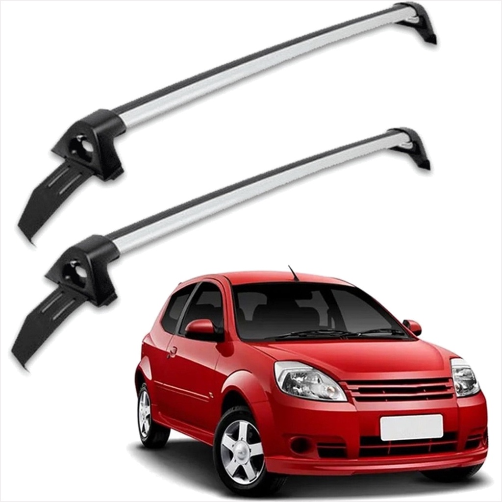 Rack De Teto Bagageiro Ford Ka Prata 2008 A 2012 Projecar | Shopee Brasil