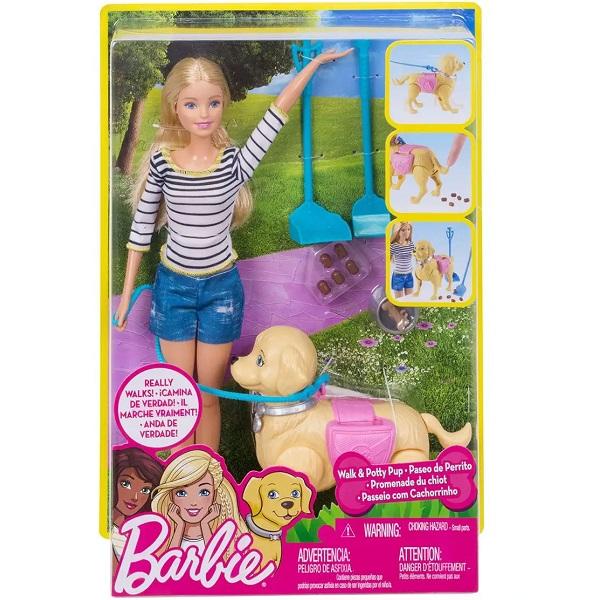 Barbie Familia Passeio com o Cachorrinho Mattel DWJ68 | Shopee Brasil